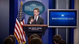 102913 White House Press Briefing [upl. by Dunkin]