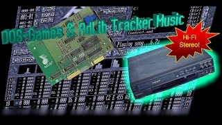 DOSgames and AdLib Tracker Music HiFi Stereo [upl. by Nojel]