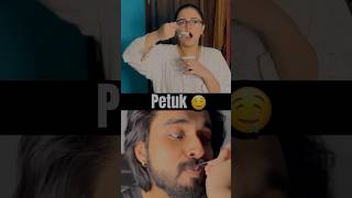 Petuk sala🤡 bengali comedy funny funnyvideo youtubeshorts couple viralvideo [upl. by Alathia69]