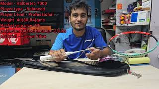 Lining Halbertec 7000 Professional Racket 100 Original Racket ভিডিওটি শেয়ার করে গিফট জিতে নিন। [upl. by Kati]