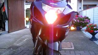 GSXR 600 changed indicator to LED [upl. by Enyaj]