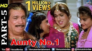 Aunty No1  Part 5  Govinda  Kader Khan  Best Bollywood Comedy Scenes [upl. by Ainosal]