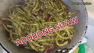 ADOBONG SITAW YUMMY [upl. by Fulviah]