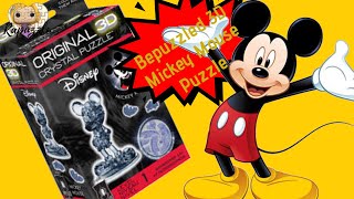 Bepuzzled 3D Crystal Puzzle Mickey Mouse Time Lapse [upl. by Bradly]