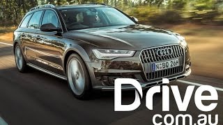 Audi A6 Allroad 2015 First Drive Review  Drivecomau [upl. by Ocihc696]