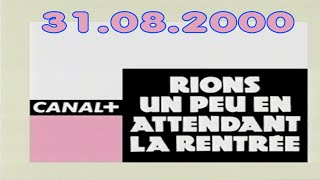 Rions un peu en Attendant La Rentrée  31082000  VHSRIP [upl. by Notyard]