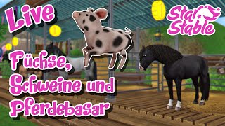 Star Stable SSO Live  Die Retro Schweine sind da  Pferdebasar  Fuchsrennen [upl. by Aital]