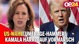 USWahl UmfrageHammer Kamala Harris auf dem Vormarsch [upl. by Ornie]