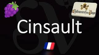 How to Pronounce Cinsault French Wine Pronunciation [upl. by Llehcram812]