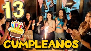 CUMPLEAÑOS ARANTXA 🎂 13 AÑOS 🎁 ASI FUE MI FIESTA Y MIS REGALOS [upl. by Milak]