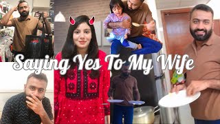 Saying Yes to My Wife for 24 hours  Couple Challenge [upl. by Bohun417]