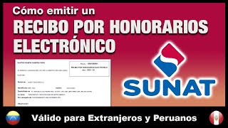 Cómo emitir un recibo por honorarios electrónico paso a paso【2021】 [upl. by Yentyrb]