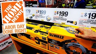 Home Depot Labor Day Tool Deals Started [upl. by Ynnavoeg297]