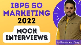 IBPS SO Marketing Mock Interviews Schedule [upl. by Cordell]