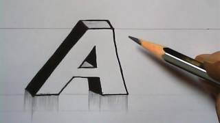 How to write 3D letters  3D letter designing  mazic writer [upl. by Shaylyn]