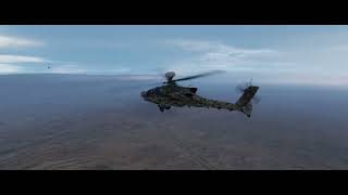 DCS World  LZ Training  AH64D Apache Overwatch  OH58D Kiowa Scout  Ch47F Chinook Transport [upl. by Toddy]