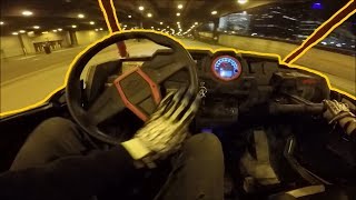 Sliding a Polaris RZR 1000 through Chicago Street Legal [upl. by Aubrie]