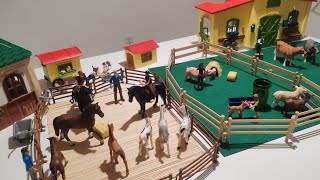 العاب حيوانات المزرعه للاطفال العاب schleich farm animals toys العاب playmobil [upl. by Siloum]