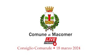 Diretta live streaming Consiglio Comunale  18 marzo 2024 [upl. by Adaner]