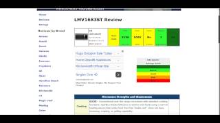 LG LMV1683ST Microwave Review [upl. by Aneekas]