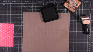 Quick Tip  Ideas for Embossed Cardstock [upl. by Spencer917]