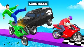 1v1 Race With Sabotager In GTA 5 [upl. by Sibilla]