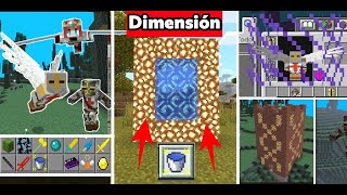 ESTE ADDON DE DIMENSIONES ES INCREÍBLE  Aether Addon  Minecraft PE 116 Bedrock [upl. by Lon195]