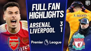 Arsenal SMASH Liverpool TITLE RACE ON🏆 Arsenal 31 Liverpool Highlights [upl. by Leivad]