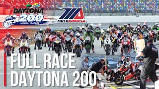 2022 MotoAmerica Daytona 200  FULL RACE [upl. by Akkinahs]