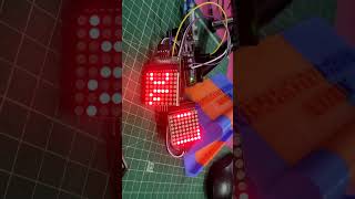 Dot matrix display  electronic project  school project for beginners [upl. by Haraf221]