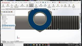 Simulación Tuerca  Perno SolidWorks [upl. by Jaylene]