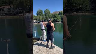 MOUNTAIN LAKES FISHING  catfish fishing fishingisacontactsport [upl. by Benco]