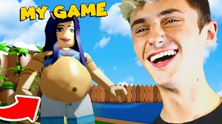 I Reacted to YouTubers Playing MY GAME 😂  Roblox [upl. by Odlavu]