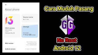 How to install Game Guardian on android 12  Work 1000 [upl. by Diaz859]