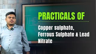 Burning of copper sulphate lead nitrate and Iron sulphate  ch2 10th Science  By Abhishek Sir [upl. by Ylrebme]