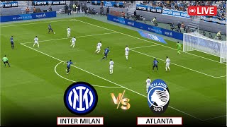 🔴LIVE  INTER MILAN vs ATLANTA BC I SERIE A FOOTBALL MATCH STREAMING I eFOOTBALL PES 21 GAMEPLAY [upl. by Giefer508]