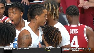 20 Arkansas vs 14 North Carolina College Basketball Game Highlights 2023 [upl. by Aisya]