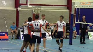 Volleybal Heren Topdivisie De Witte Olhaco H1  Sliedrecht Sport H1 25112017 [upl. by Enitram]