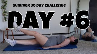 Day 6 Summer Body 30 Day Workout Challenge Beginner Friendly At Home [upl. by Tankoos14]