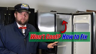 Frigidaire Refrigerator Wont Cool but Freezer is Fine  How to Inspect and Test [upl. by Asilrac244]