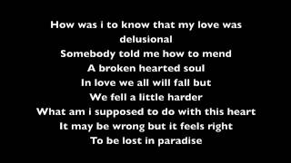 Rihanna Lost In Paradise Lyric Video [upl. by Etnoed]