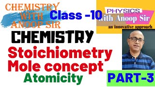 chemistry icse class 10mole concept part 3atomicity [upl. by Assenad]