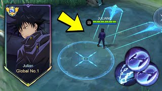 MID LANE JULIAN BEST COMBO 2024  MANIAC GAMEPLAY must try  MLBB [upl. by Hsakiv280]