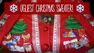 DIY Ugly Christmas Sweater [upl. by Aiehtela]