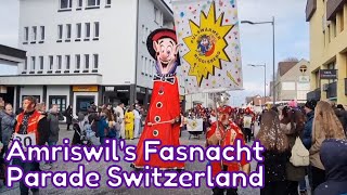 Amriswils Fasnachtsumzug  A Parade Like No Other  FasnachtCarnival In Switzerland [upl. by Edasalof]