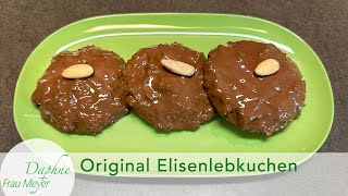 Original Nürnberger Elisenlebkuchen nach einem uralten Rezept lebkuchen elisenlebkuchen [upl. by Anastasie]