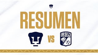 Resumen Pumas vs León Jornada 1 Apertura 2024 [upl. by Agrippina]