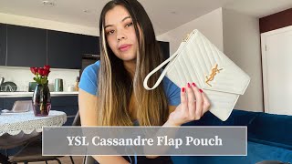 REVIEW of Saint Laurent CASSANDRE MATELASSÉ FLAP POUCH is it as good as the WOC [upl. by Assilem]