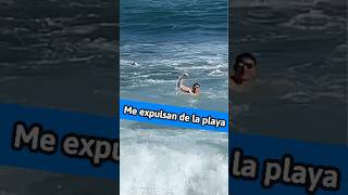 ¿Prohibido nadar Me sacan de la playa de Taormina… 🚨🏝️ [upl. by Rubma]