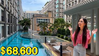 68600 24M THB Pattaya 2022 BrandNew Condo near Jomtien beach [upl. by Dranyer242]